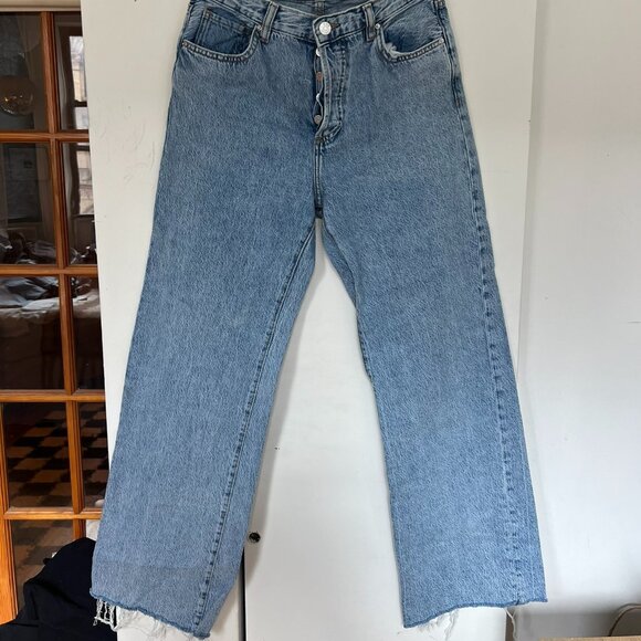 MANGO Nora Wide Leg Jeans - Picture 1 of 4